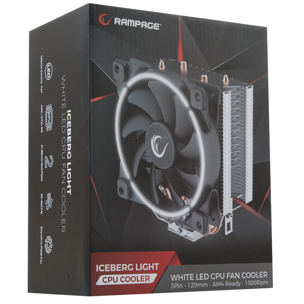 ICEBERG LIGHT 1800RPM Hava Soğutmalı CPU Fan