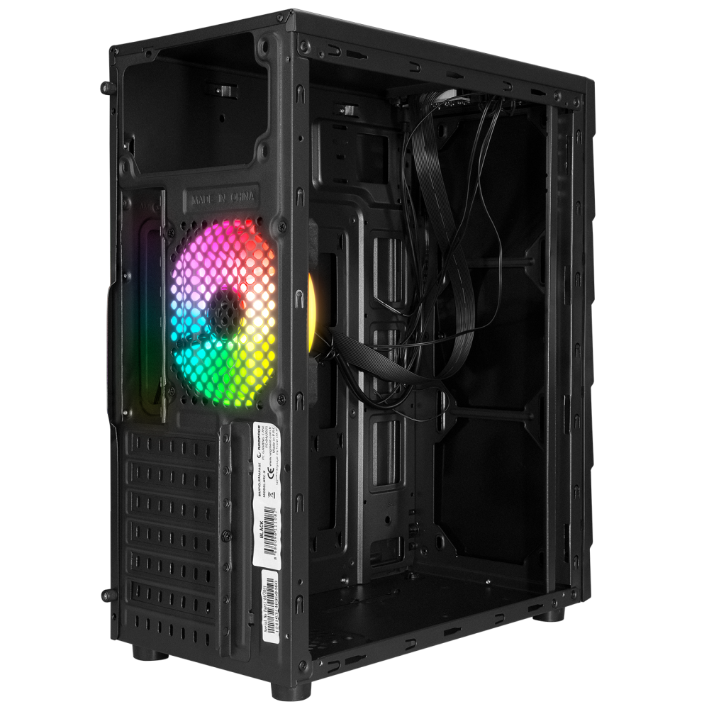 ARC-X RGB Ledli Siyah Acrylic Panel 120mm Fanlı Gaming Oyuncu Kasası - Rampage