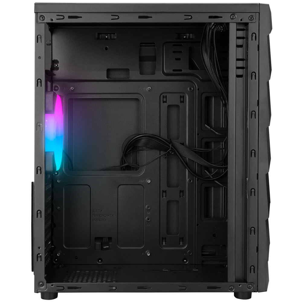 ARC-X RGB Ledli Siyah Acrylic Panel 120mm Fanlı Gaming Oyuncu Kasası - Rampage