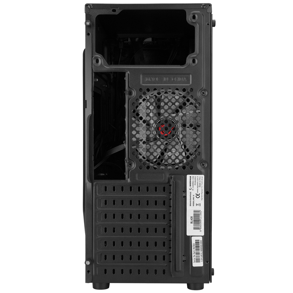 ARC-X RGB Ledli Siyah Acrylic Panel 120mm Fanlı Gaming Oyuncu Kasası - Rampage