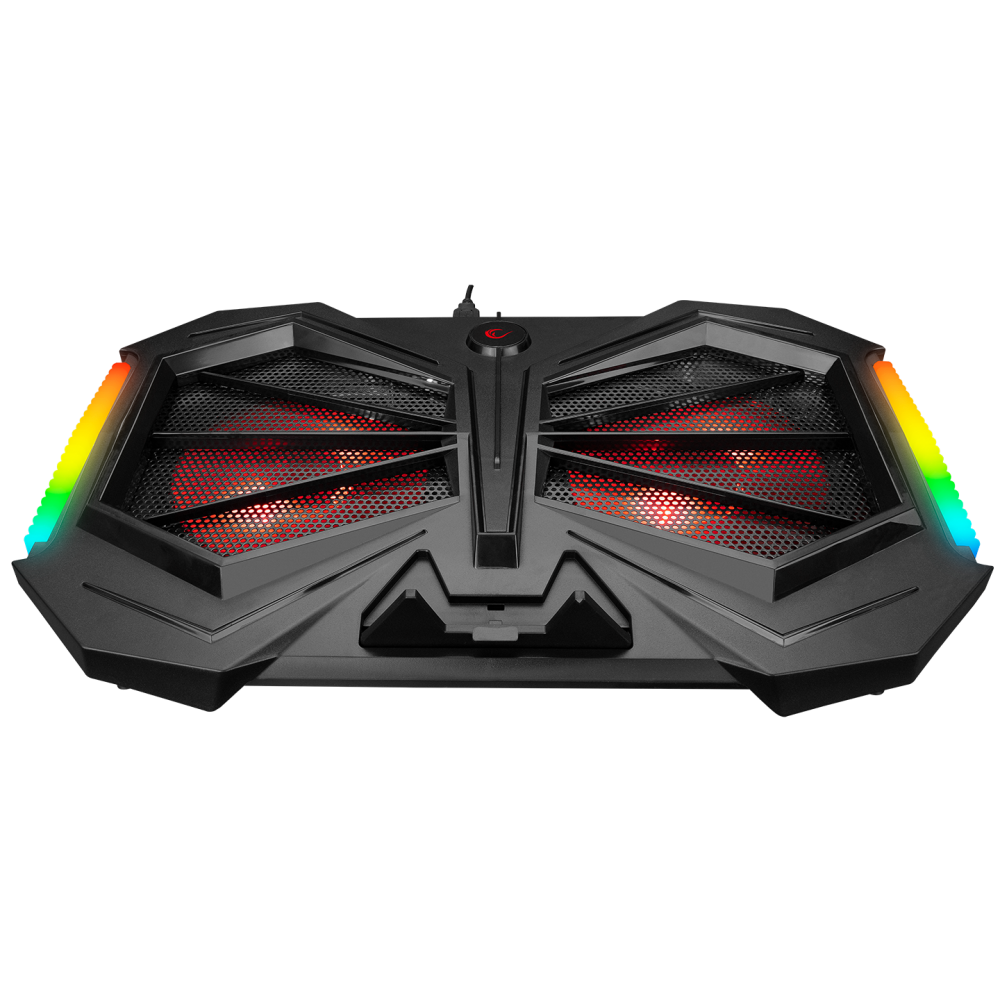 AD-RC11 SPIDER Siyah RGB Işıklı 2 Fan 15-17 inç Notebook Soğutucu Stand - Rampage