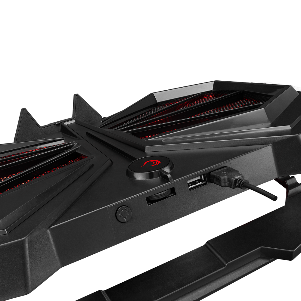 AD-RC11 SPIDER Siyah RGB Işıklı 2 Fan 15-17 inç Notebook Soğutucu Stand - Rampage