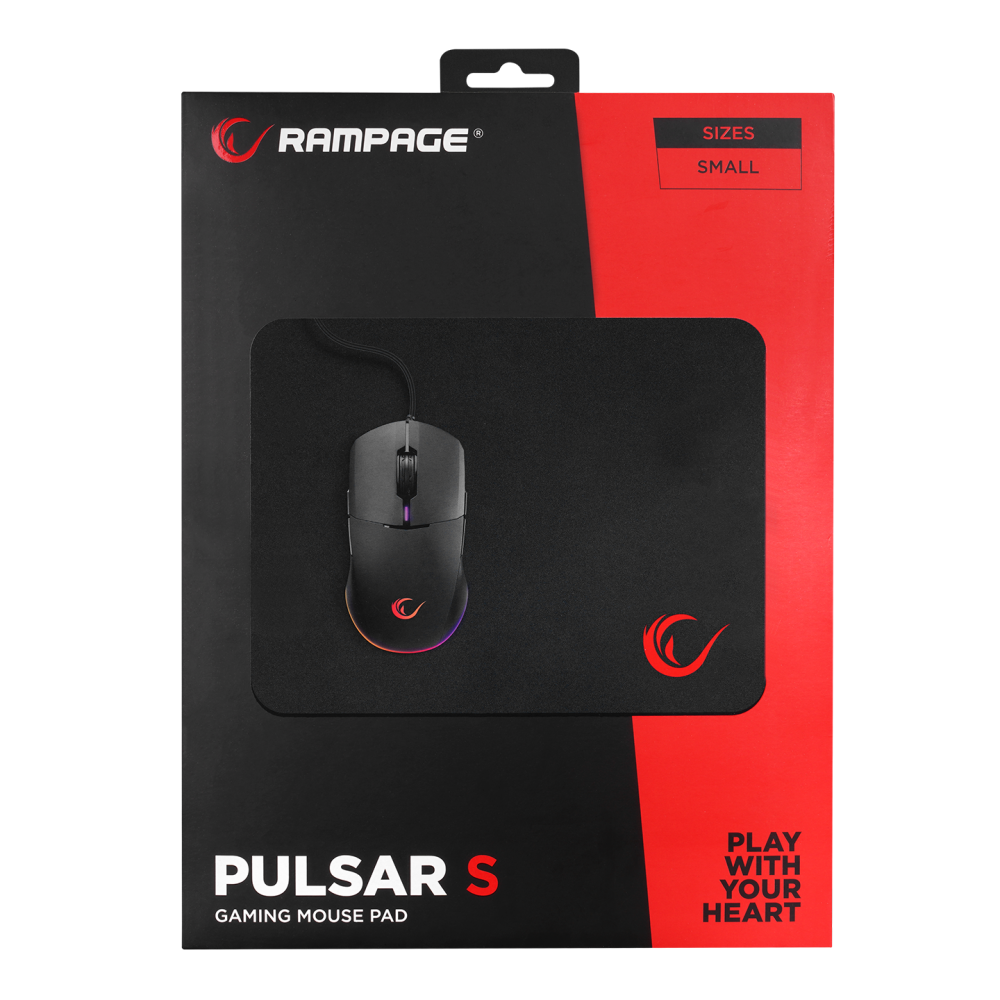 Pulsar S 220x290x3mm Gaming Mouse Pad - Rampage