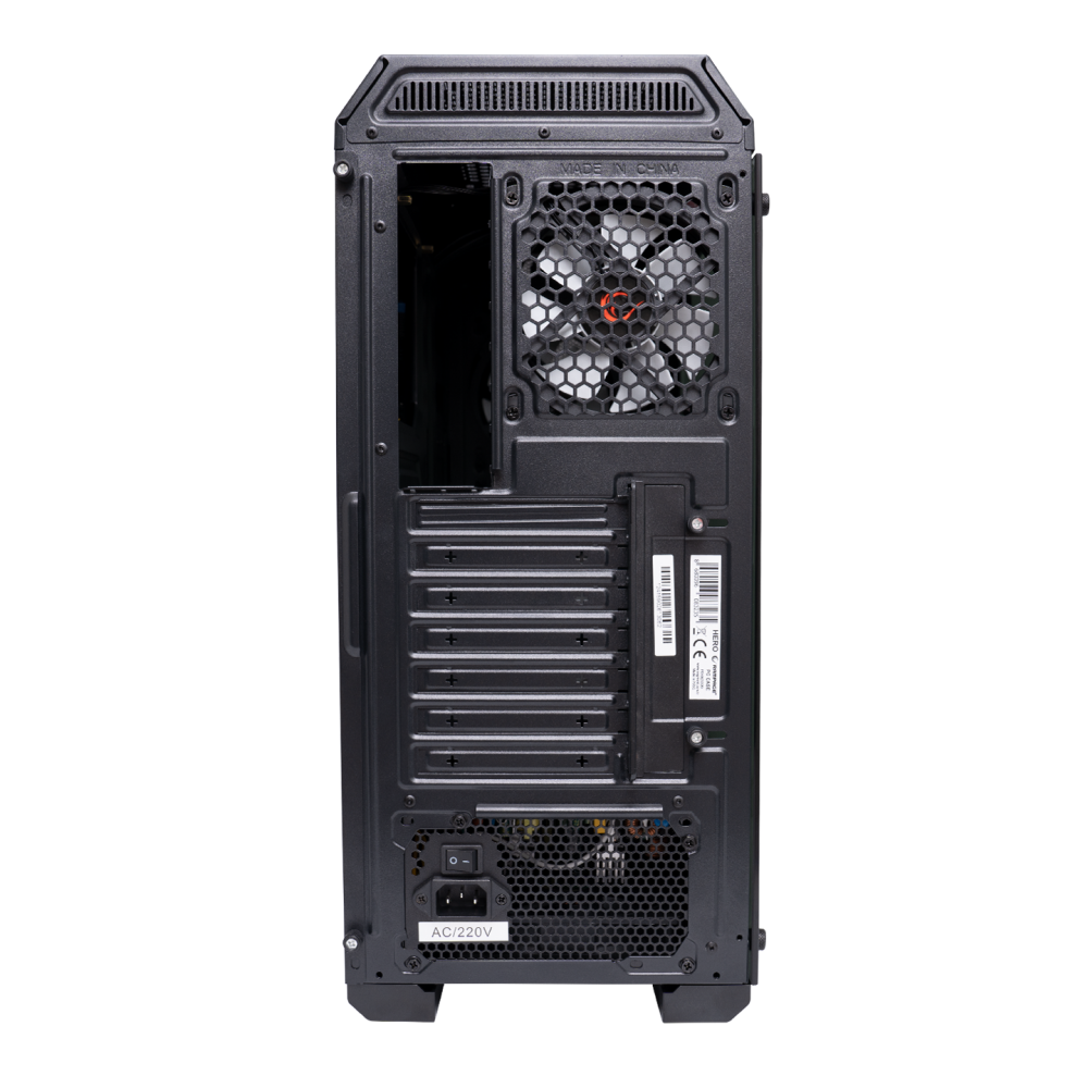 HERO 650W 80 Plus Bronze 4*ARGB Fanlı 1*Usb 3.0 + 2* Usb 2.0 Tempered Glass Oyuncu Kasası - Rampage