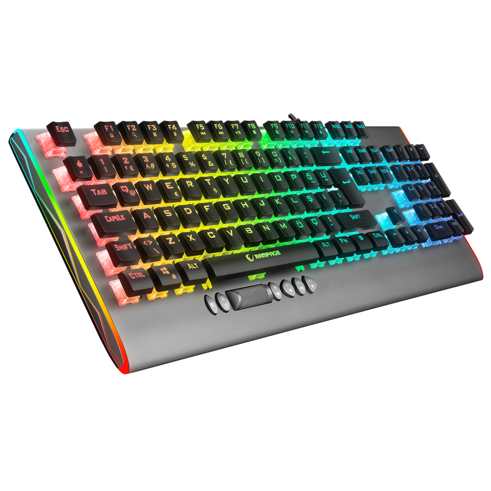 KB-R211 PRIME RGB Backlight Kristal Red Switch Mekanik Gaming Oyuncu Klavyesi