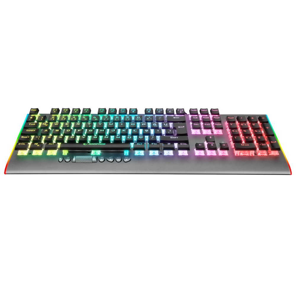KB-R211 PRIME RGB Backlight Kristal Red Switch Mekanik Gaming Oyuncu Klavyesi