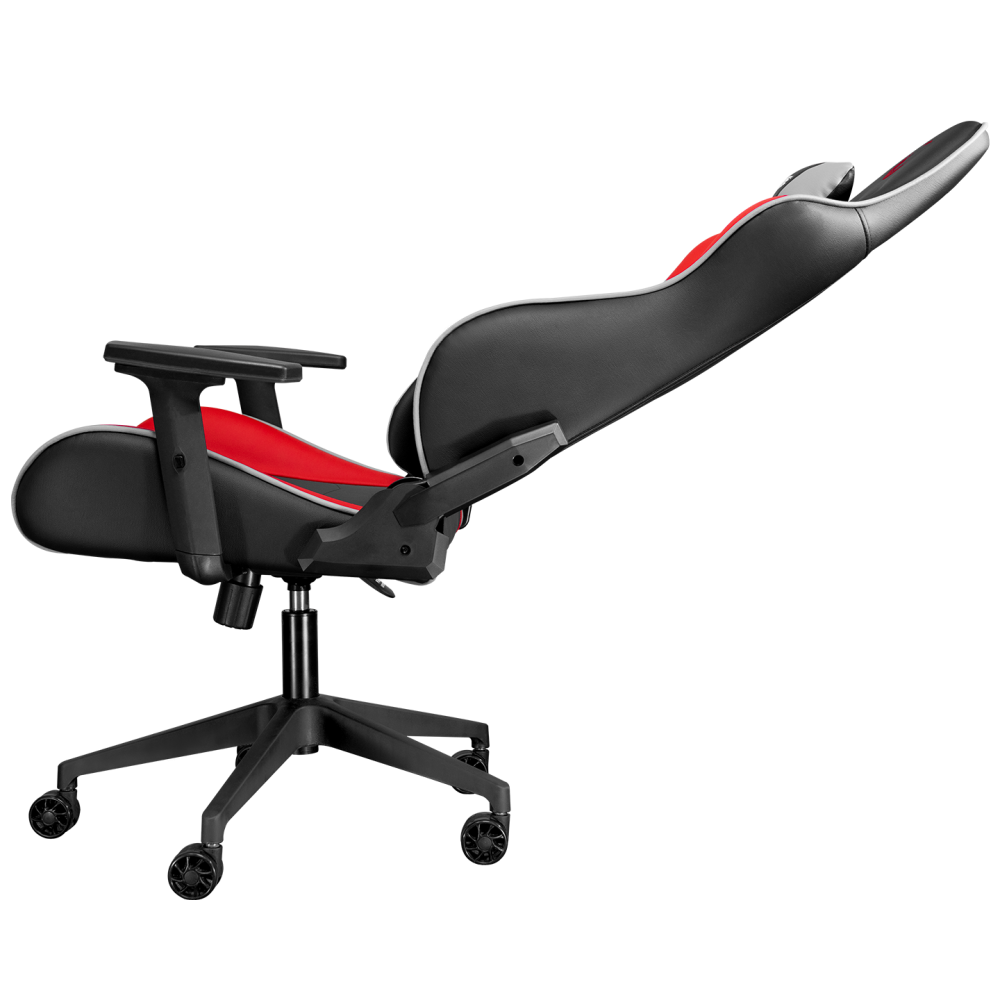 KL-R77 3D Kol,Tam Dökme Süngerli Siyah/Kırmızı Oyuncu Koltuğu - Rampage