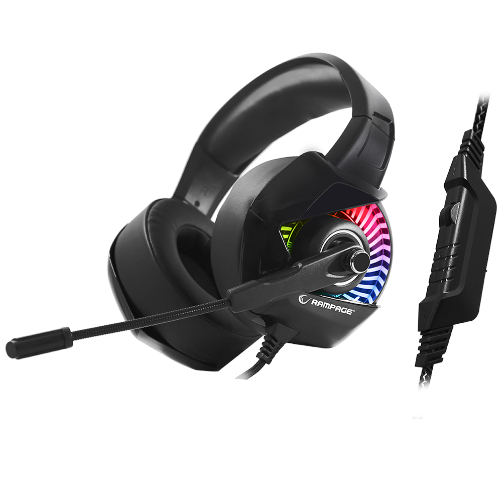 RM-K66 TYPHOON RGB 7.1 Oyuncu Kulaklığı - Rampage