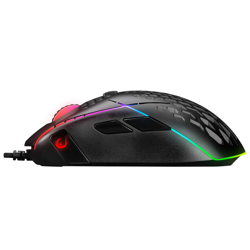 SMX-R111 DEFILADE 12400dpi RGB Işıklı Super Light Makrolu Gaming Oyuncu Mouse - Rampage