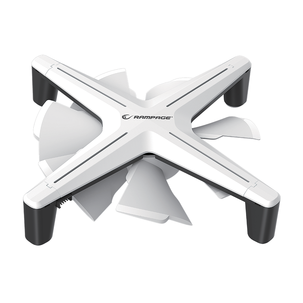 X12 RGB KIT RGB 1200rpm Beyaz Gaming Oyuncu Kasa Fan Kiti - Rampage