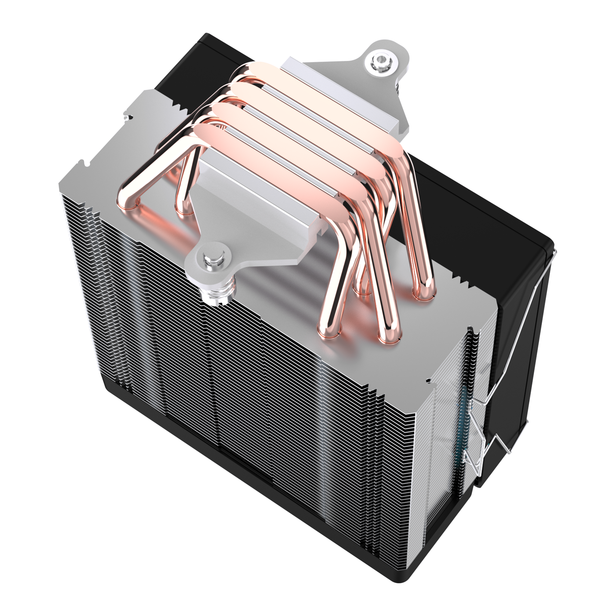 Octagon B70 63CFM 12cm ARGB Sıcaklık Göstergeli AM5/LGA1700 Uyumlu Hava Soğutmalı CPU Fan-Siyah