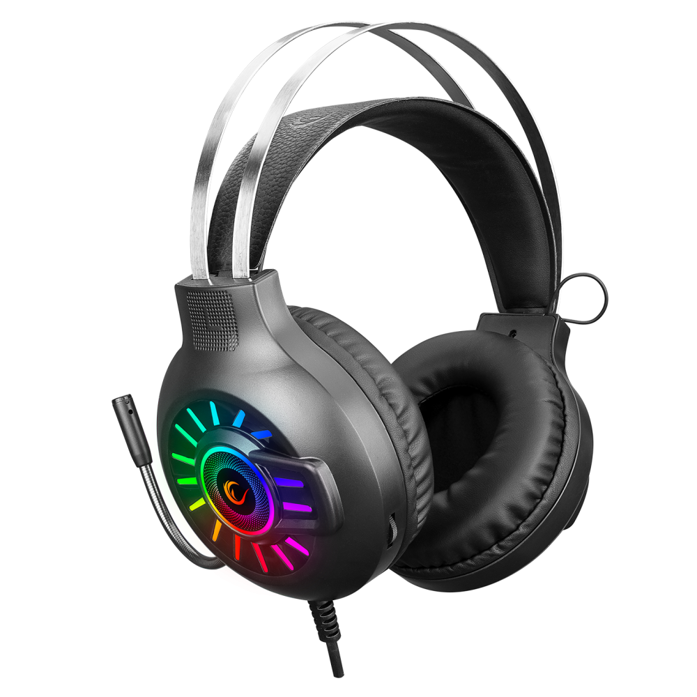 RM-K44 ZENGIBAR RGB 7.1 Oyuncu Kulaklığı - Siyah - Rampage