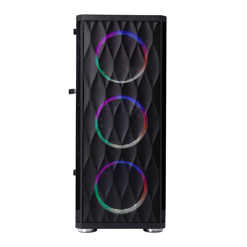 X-HORSE Tempered Glass 650W 80 Plus Bronze 4*Rainbow Fan 1*Usb 3.0 1*Usb 2.0 Gaming Kasa - Rampage