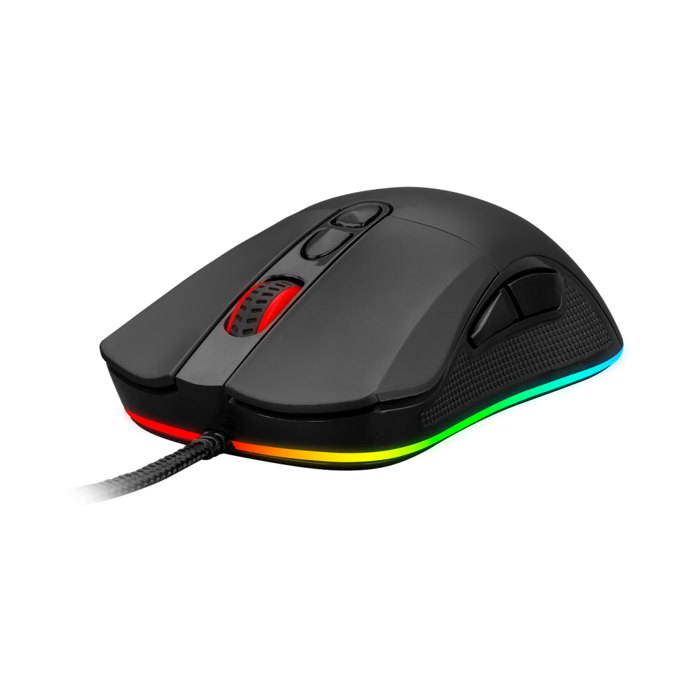 SMX-R65 TRIUMPH Usb Siyah RGB Işıklı 12400dpi Gaming Oyuncu Mouse - Rampage