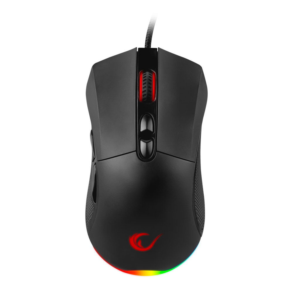 SMX-R65 TRIUMPH Usb Siyah RGB Işıklı 12400dpi Gaming Oyuncu Mouse - Rampage