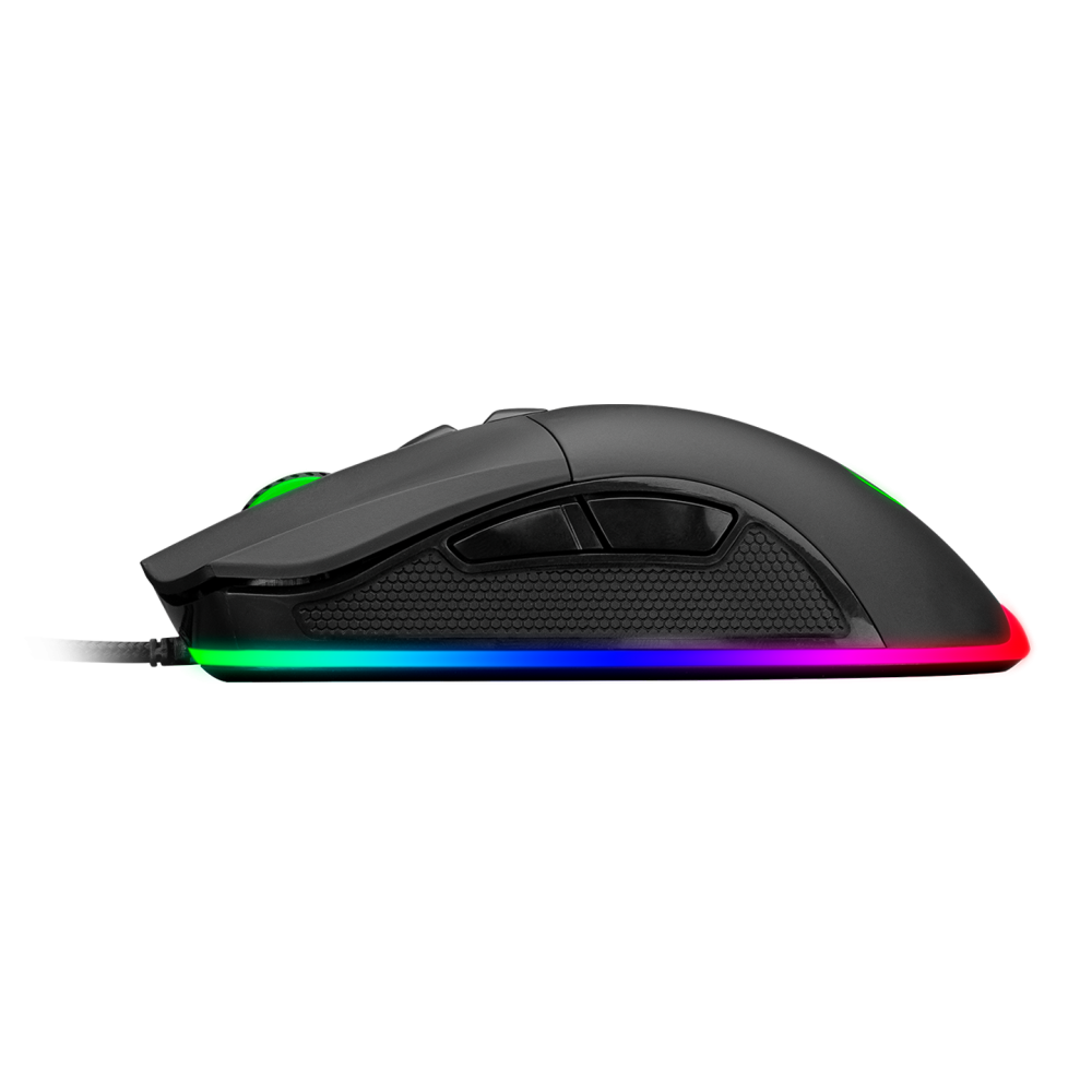 SMX-R65 TRIUMPH Usb Siyah RGB Işıklı 12400dpi Gaming Oyuncu Mouse - Rampage