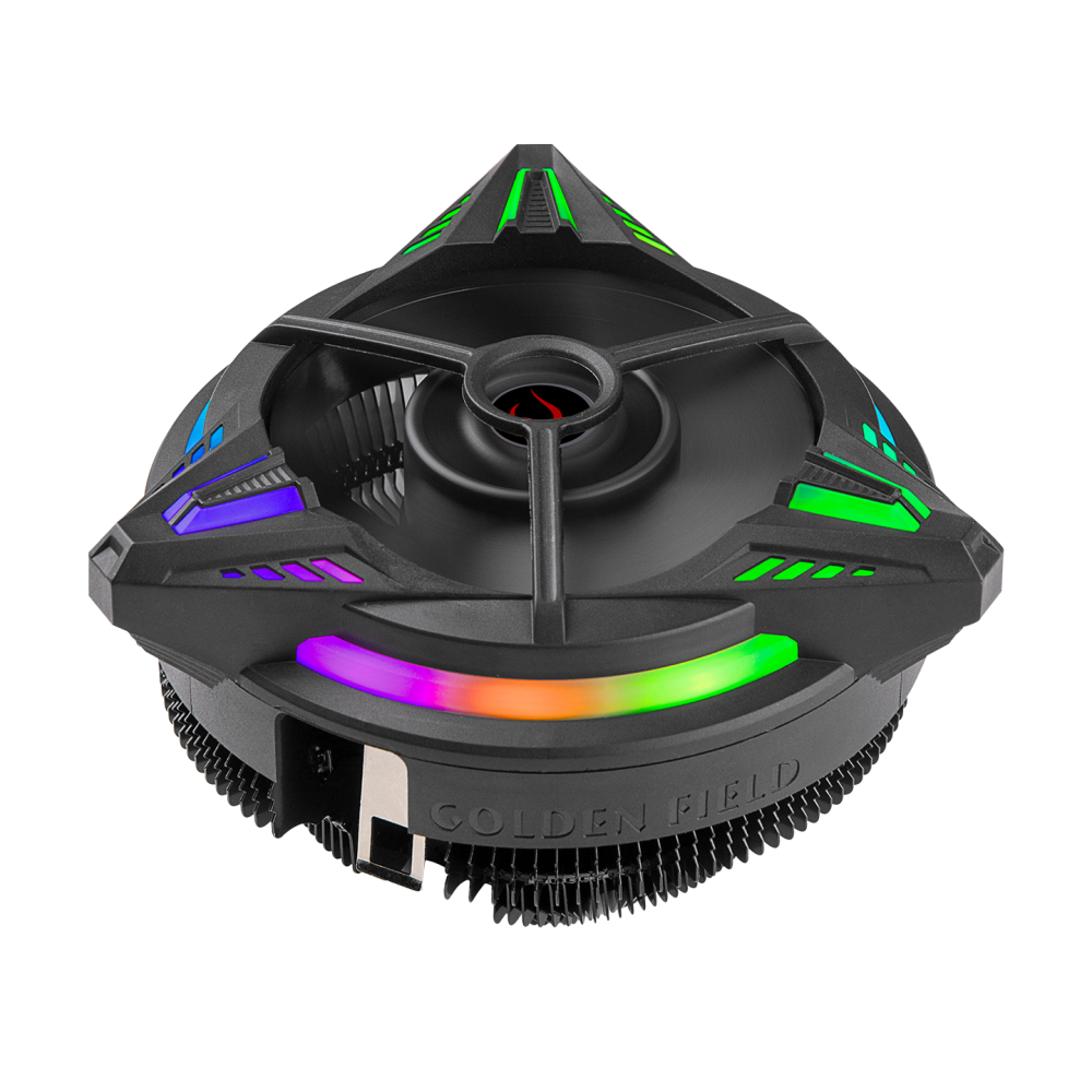 RM-C03 COOLBLADE Rainbow 43CFM 80mm Fan Intel LGA1700/AMD AM5 Uyumlu Hava Soğutmalı CPU Fan - Rampage