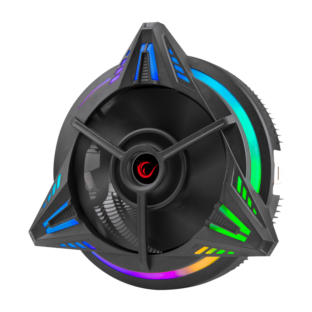 RM-C03 COOLBLADE Rainbow 43CFM 80mm Fan Intel LGA1700/AMD AM5 Uyumlu Hava Soğutmalı CPU Fan - Rampage
