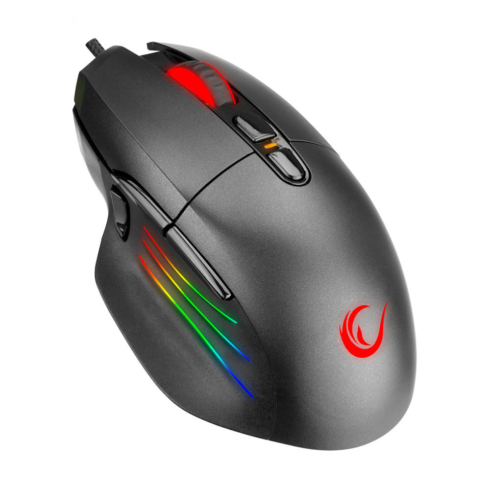 SMX-R650 SCORE Usb Siyah 10000 Dpi RGB Gaming Mouse - Rampage