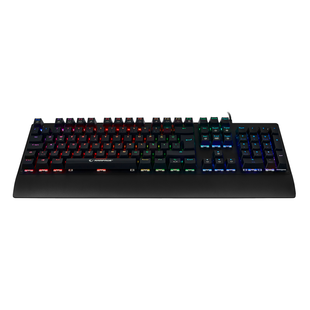 RMK-GX9 PULSAR Siyah USB RGB Aydınlatmalı Q Red Switch Gaming Oyuncu Mekanik Klavye - Rampage