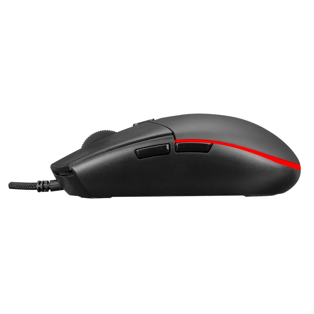 KB-R310 BROKER Siyah Usb Gökkuşağı Zemin Aydınlatmalı Oyuncu Klavye + Mouse Set - Rampage
