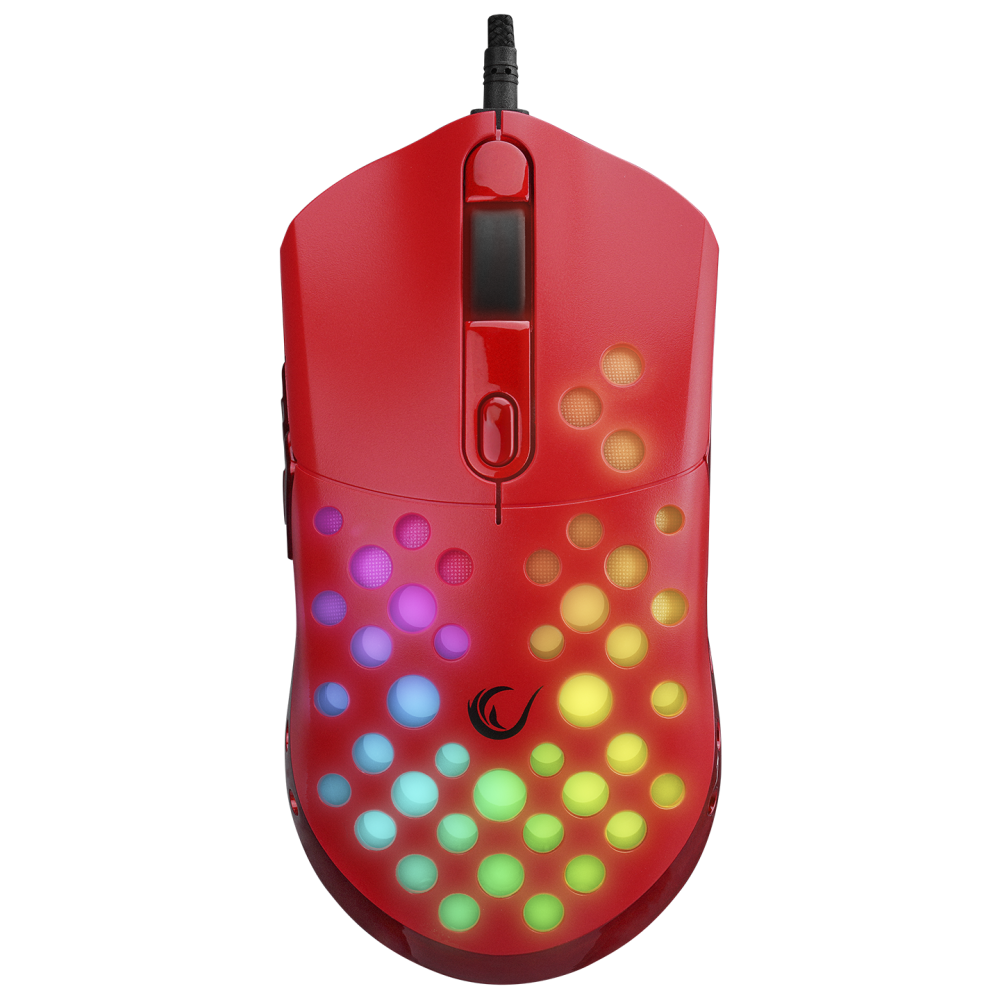 SMX-R66 ROCKET Ultra Hafif Kırmızı RGB Ledli 12000dpi Gaming Oyuncu Mouse