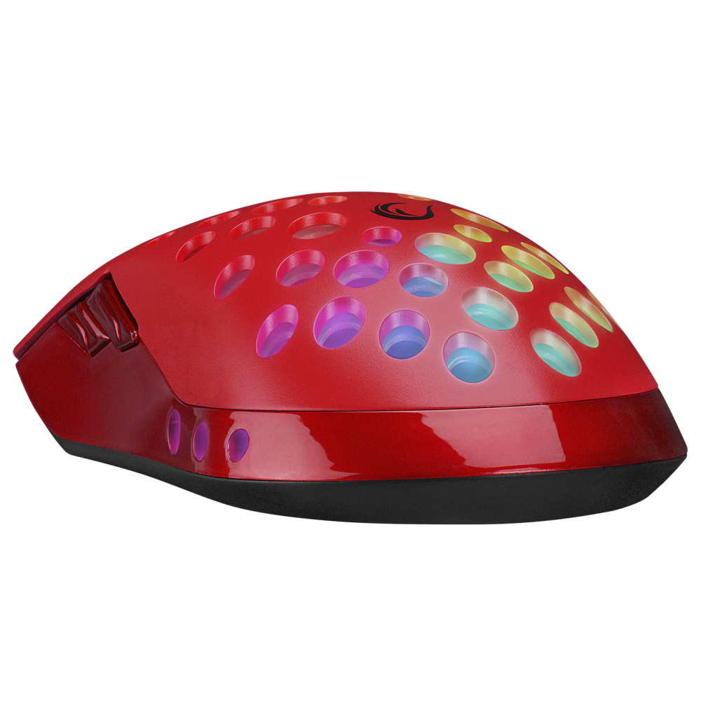 SMX-R66 ROCKET Ultra Hafif Kırmızı RGB Ledli 12000dpi Gaming Oyuncu Mouse