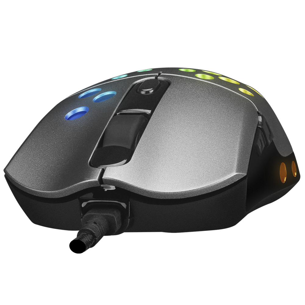 SMX-R66 ROCKET Ultra Hafif Gümüş RGB Ledli 12000dpi Gaming Oyuncu Mouse