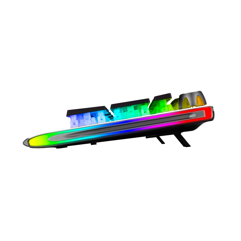KB-R210 FAVORY Rainbow Aydınlatmalı Kristal Blue Switch Mekanik Gaming Oyuncu Klavyesi - Rampage