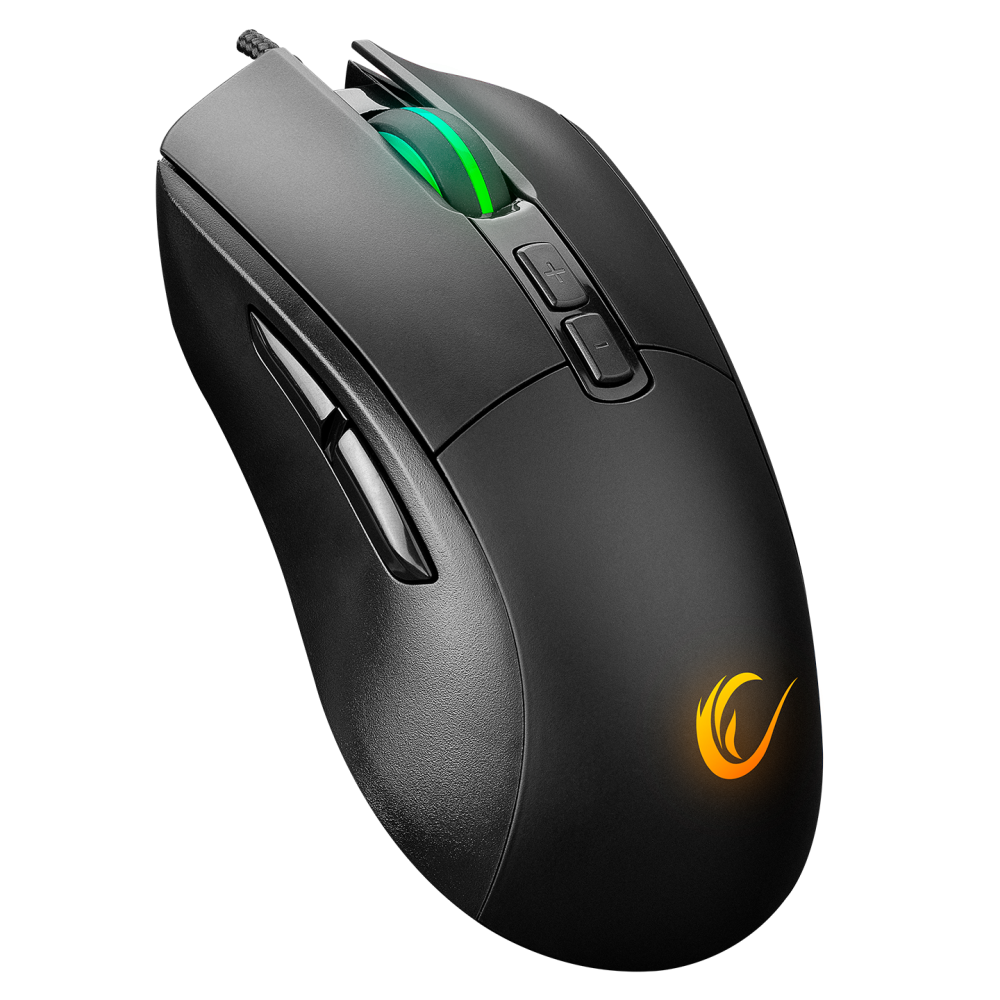 BYGAME-M1 Full RGB Işıklı 10000dpi 7 Tuşlu Profesyonel Gaming Oyuncu Mouse - Rampage