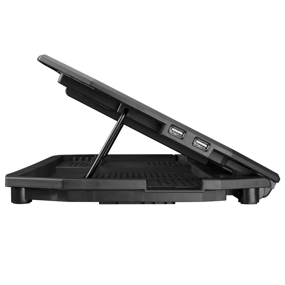 AD-RC21 X-CooL Siyah 5 Fanlı 10-18 RGB Işıklı Notebook Soğutucu Stand - Rampage