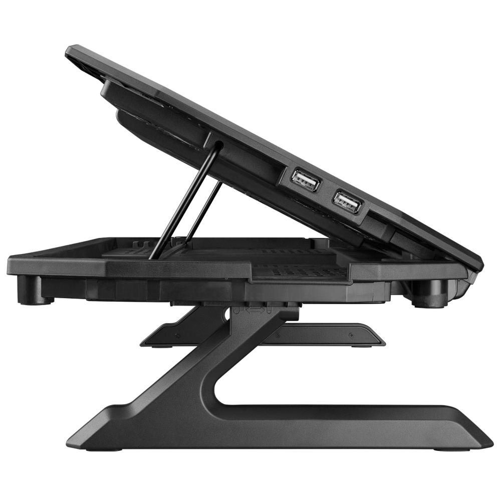 AD-RC21 X-CooL Siyah 5 Fanlı 10-18 RGB Işıklı Notebook Soğutucu Stand - Rampage