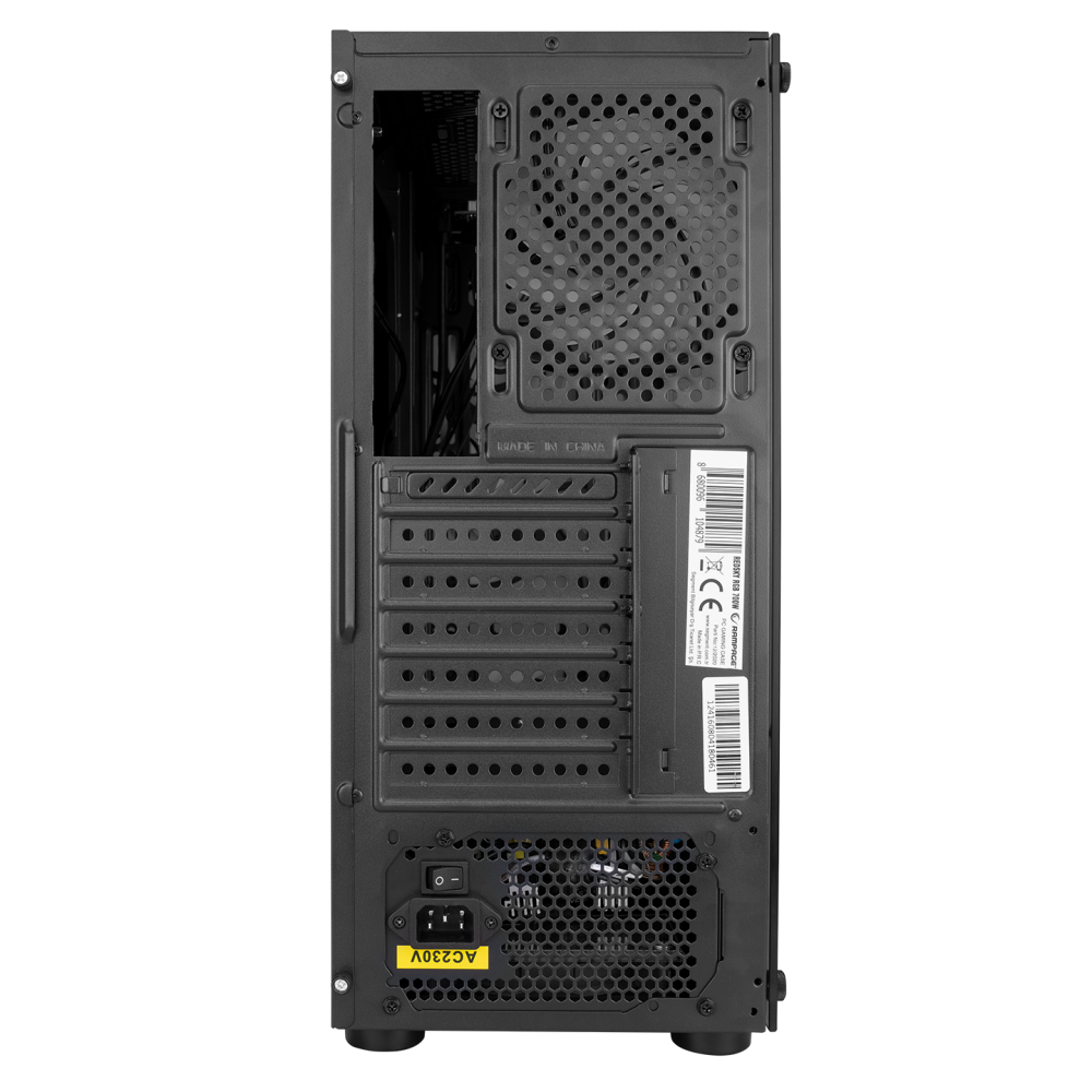 REDSKY MESH 700W 80+ BRONZETemperli Camlı Mid-T Gaming Oyuncu Kasası - Rampage