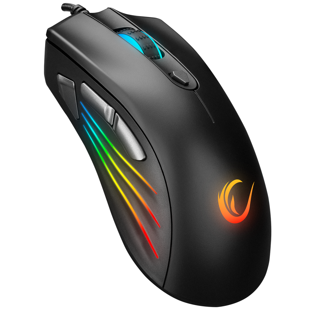 SMX-R33 LIMBO Makrolu Siyah 6400dpi RGB Ledli Gaming Oyuncu Mouse - Rampage
