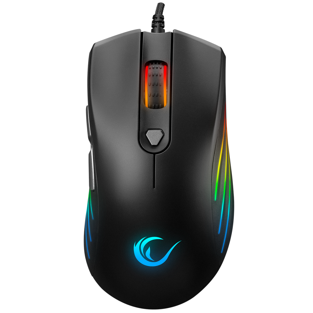 SMX-R33 LIMBO Makrolu Siyah 6400dpi RGB Ledli Gaming Oyuncu Mouse - Rampage