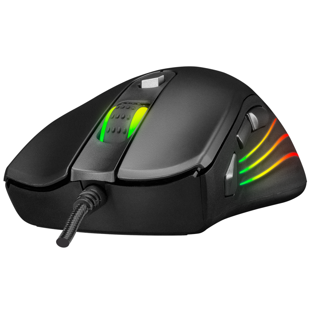 SMX-R33 LIMBO Makrolu Siyah 6400dpi RGB Ledli Gaming Oyuncu Mouse - Rampage