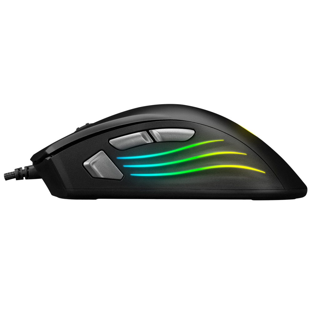 SMX-R33 LIMBO Makrolu Siyah 6400dpi RGB Ledli Gaming Oyuncu Mouse - Rampage