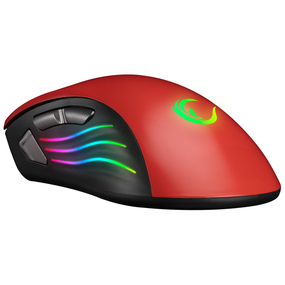 SMX-R33 LIMBO Makrolu Siyah/Kırmızı 6400dpi RGB Ledli Gaming Oyuncu Mouse - Rampage