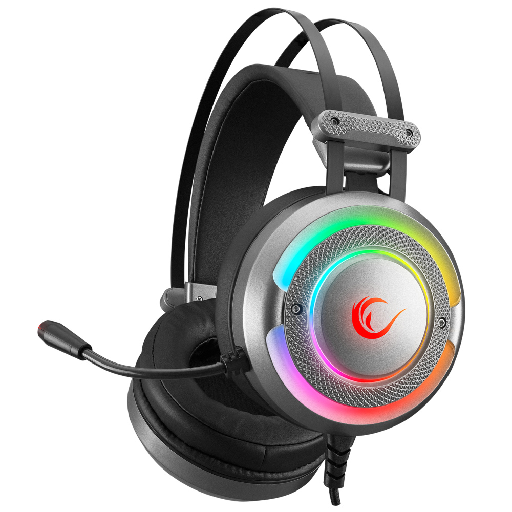 G7 X-RUNNER RGB 7.1 Oyuncu Kulaklığı - Gri - Rampage