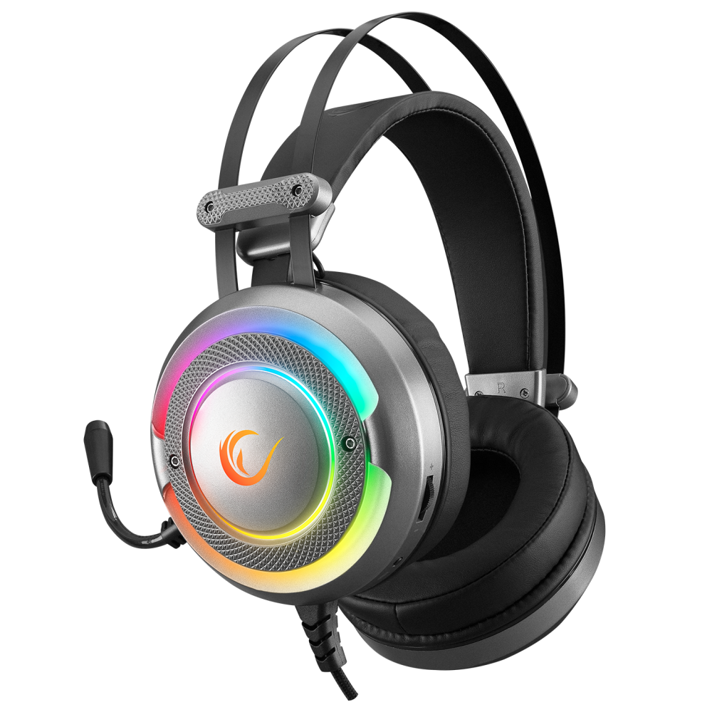 G7 X-RUNNER RGB 7.1 Oyuncu Kulaklığı - Gri - Rampage