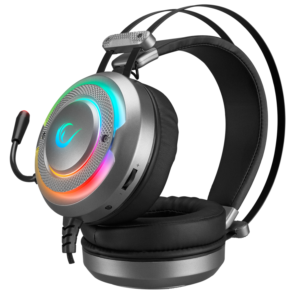 G7 X-RUNNER RGB 7.1 Oyuncu Kulaklığı - Gri - Rampage