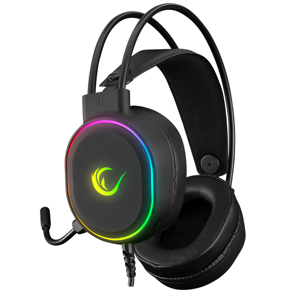 ROGUE RGB USB 7.1 Oyuncu Kulaklığı - Siyah - Rampage