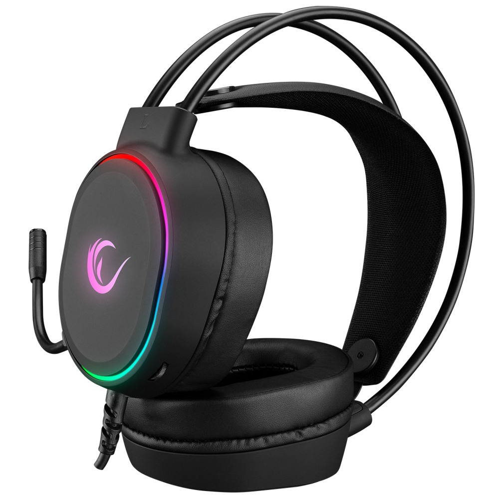 ROGUE RGB USB 7.1 Oyuncu Kulaklığı - Siyah - Rampage