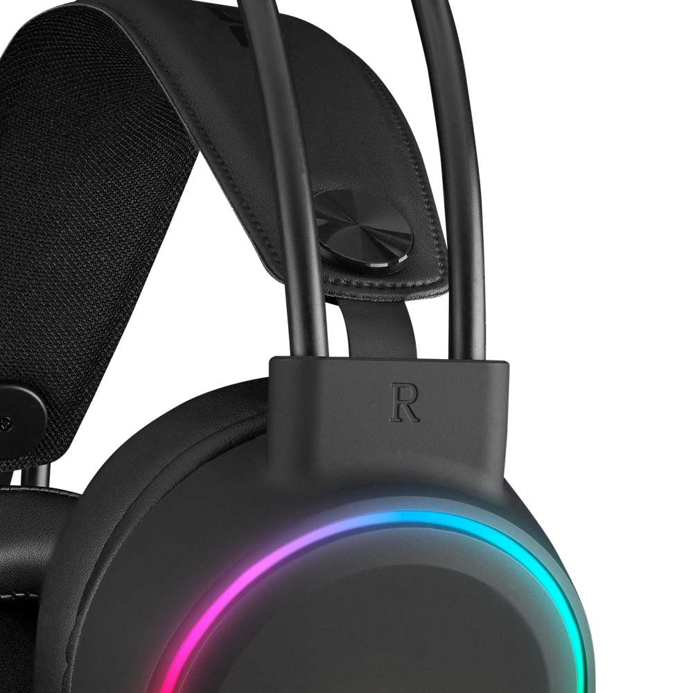 ROGUE RGB USB 7.1 Oyuncu Kulaklığı - Siyah - Rampage