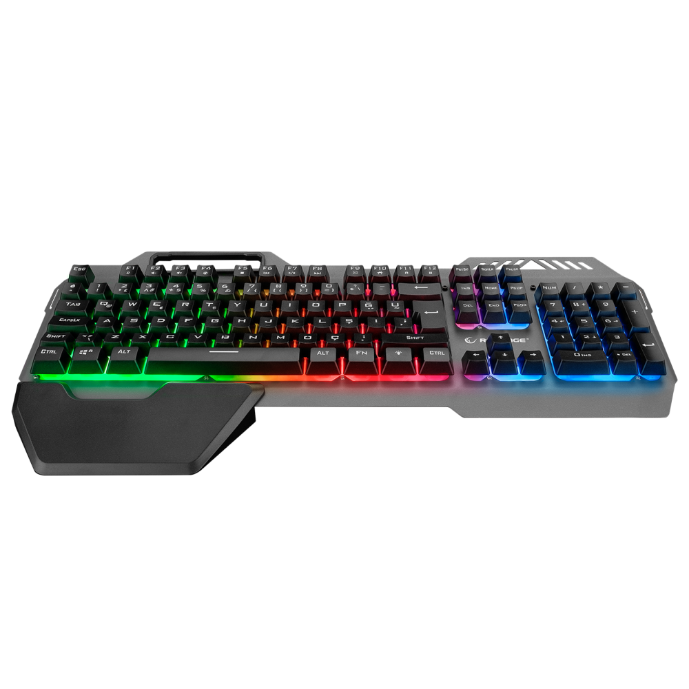 KB-R132 FALCON-X Gri USB Led Aydınlatmalı Q Gaming Klavye