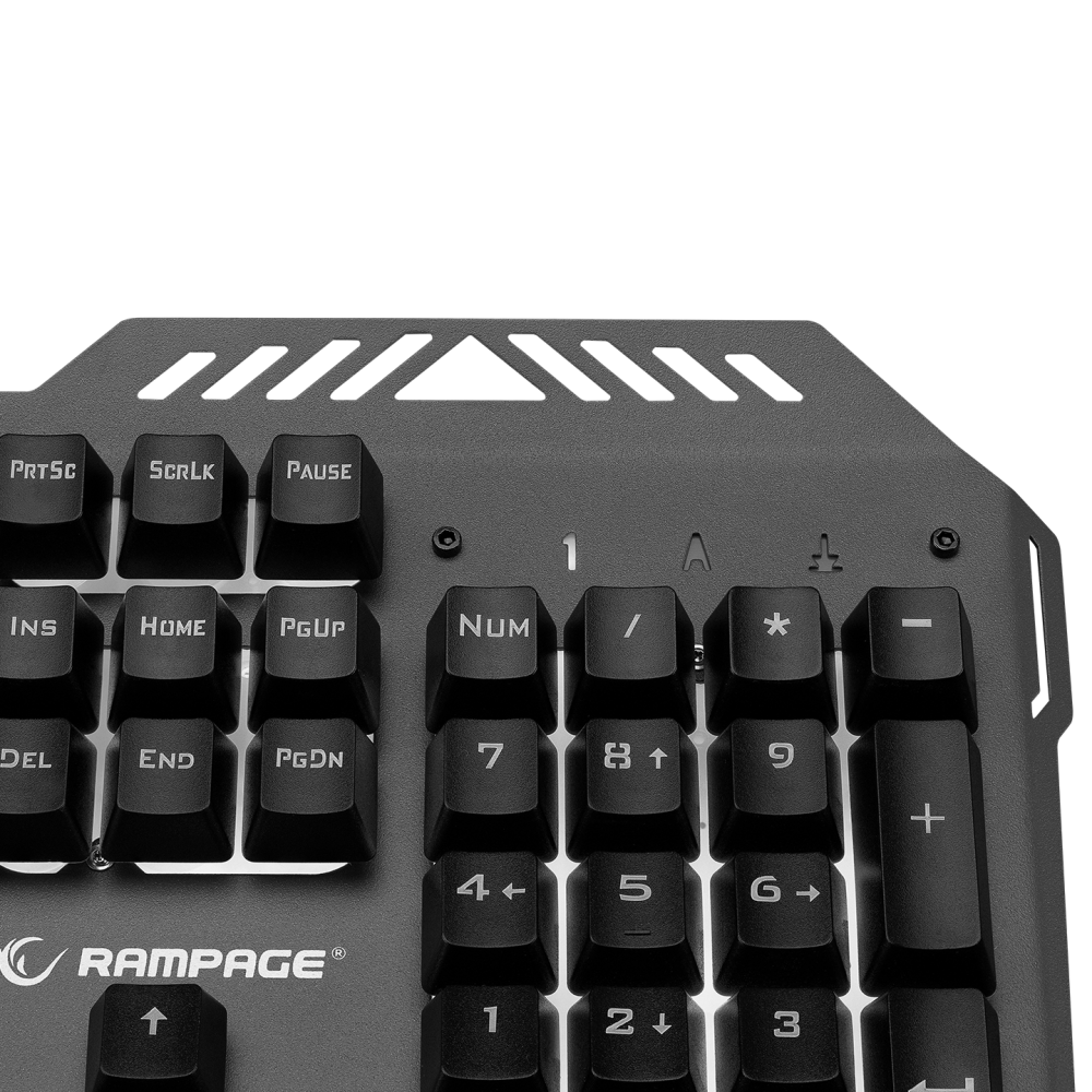 KB-R132 FALCON-X Gri USB Led Aydınlatmalı Q Gaming Klavye