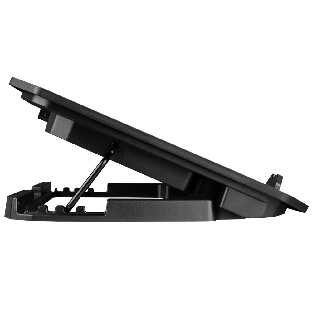 AD-RC44 SNOW Siyah 2 Fanlı LCD Göstergeli 15-17 Notebook Soğutucu Stand - Rampage