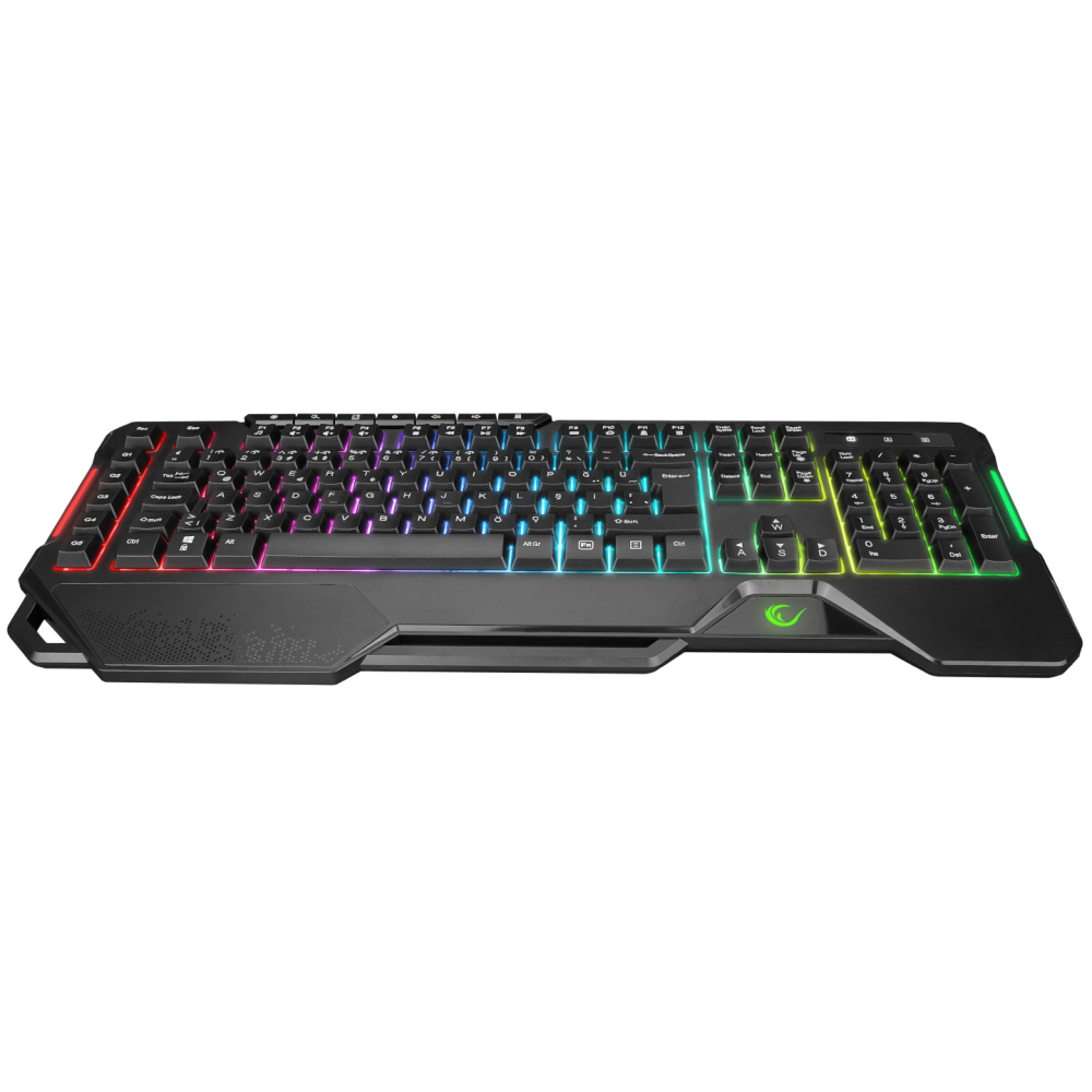 KB-R121 CRYPTO Siyah Usb RGB Aydınlatmalı Membrane Q Makrolu Gaming Oyuncu Klavye