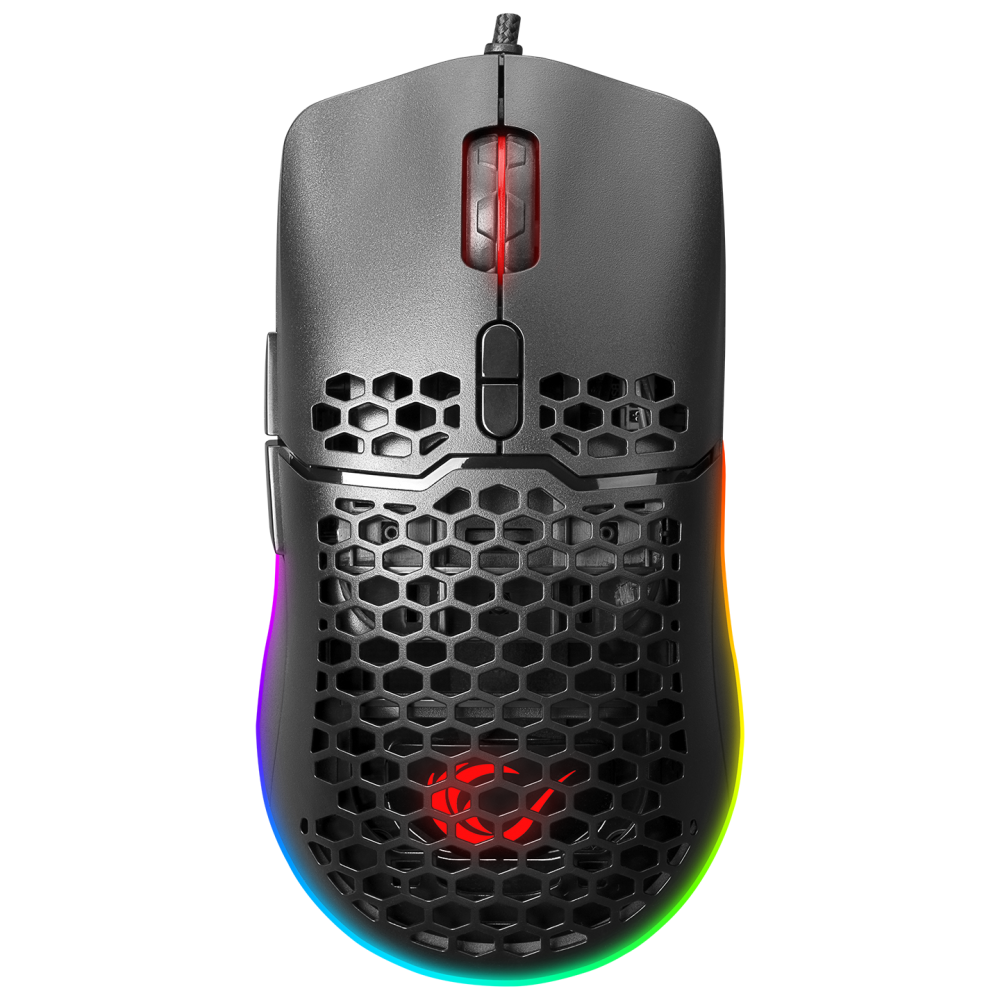 KM-R96 ELEMENTAL Siyah RGB Aydınlatmalı Q Oyuncu Multmedia Klavye ve 7200 dpi Mouse Gaming Set - Rampage