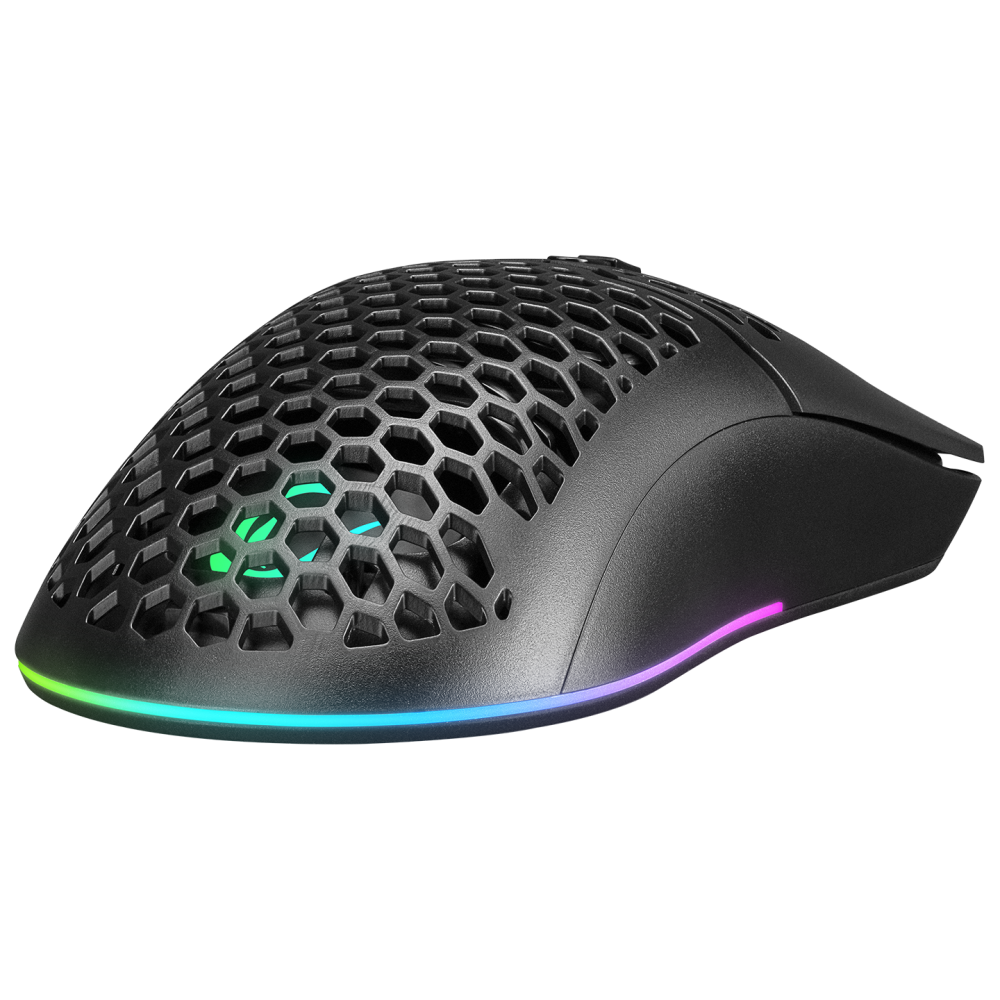 KM-R96 ELEMENTAL Siyah RGB Aydınlatmalı Q Oyuncu Multmedia Klavye ve 7200 dpi Mouse Gaming Set - Rampage